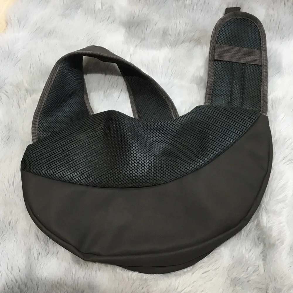 Purple and Gray Crossbody Sling Bag